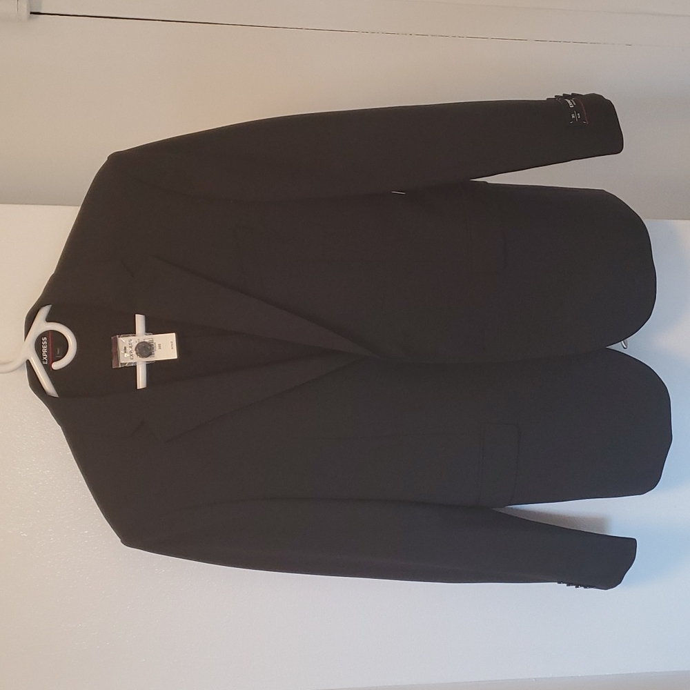 NEW Express Men Slim Blazer Black 38S